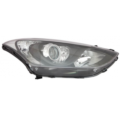 Hyundai I30 H/B 15-*Faro Dch Con Regulacion Electrica Con Motor Interior Negro (H7/H7/H7/Py21w/W5w)