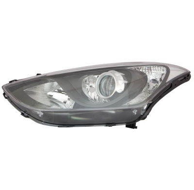 Hyundai I30 H/B 15-*Faro Izq Con Regulacion Electrica Con Motor Interior Negro (H7/H7/H7/Py21w/W5w)