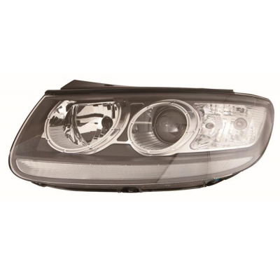Hyundai Santa Fe 2010-*Faro Izq Manual/Electrico H7/H7