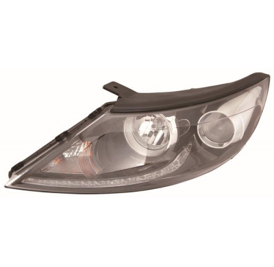 Kia Sportage 11-*Faro Izq Con Regulacion Manual/Electrica (Interior Negro) H7/H7 Led