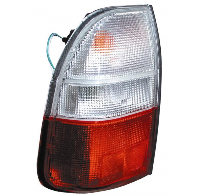 Mitsu L200 02-*Piloto Dch Cx Me Blanco/Rojo