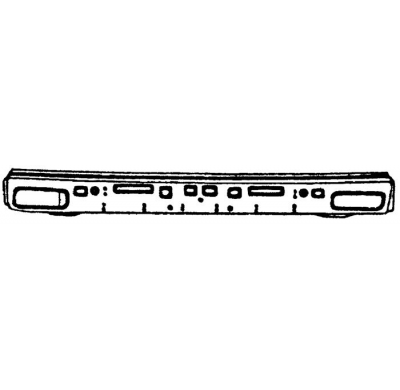 Nissan N 13 87-*Refuerzo P/Golpes Del