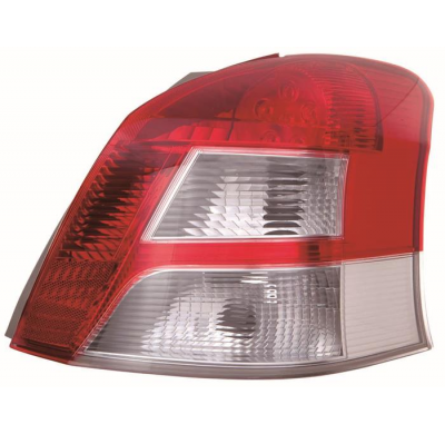 Toyota Yaris 09-*Piloto Trasero Dch Led(Blanco Rojo)