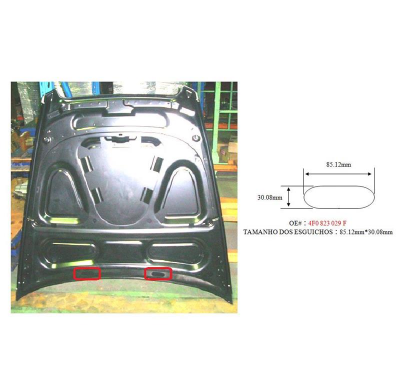 Audi A6 04-*Capo(Chapa)