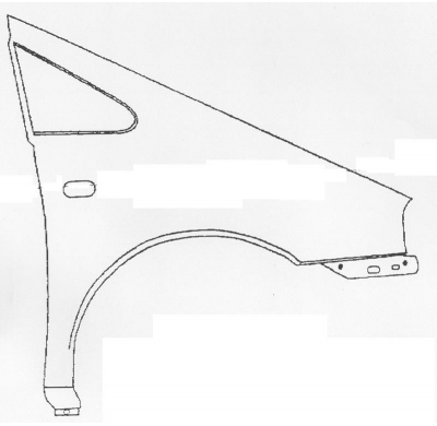 Vw Sharan 00-*Aleta Del Dch