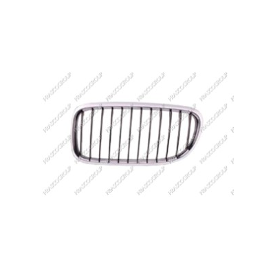 Rejilla Izquierda Cromada-Negra