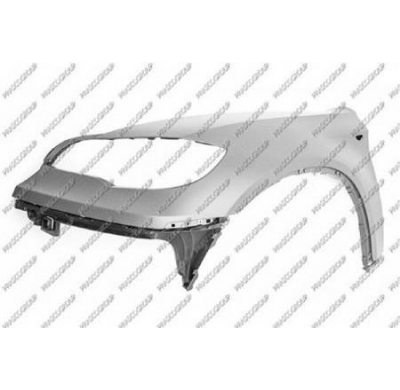 Aleta Delantera Izquierda Plastico Imprimado Con Agujero Piloto Bmw X6 2008->