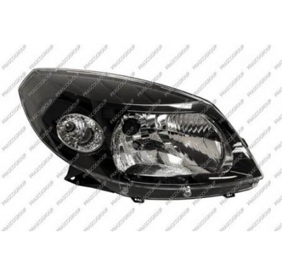 Optica Derecha H4 Electrica-Sin Motor-Negra Dacia Sandero Stepway 2009->