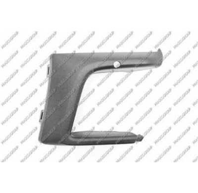 Moldura Derecha Paragolpes Delantero-Negra Granulada-Con Agujeros Sensores+soportes Ford Focus 2018->