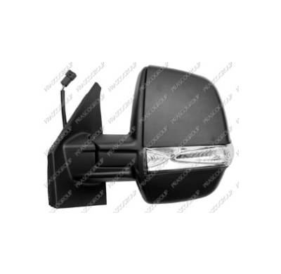 Espejo Izd Electrico Termico Negro.Con Piloto.Doblo-6 Pins 09> Cargo