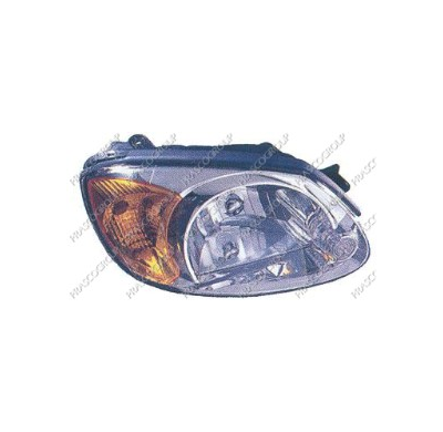 Optica H4 Accent El.C/Pil Ambar Del Dch 02>