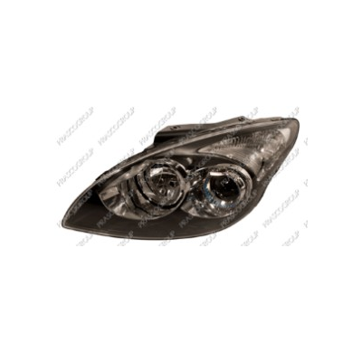 Optica Izda H1+h7 Electrica-C/Motor-Negra