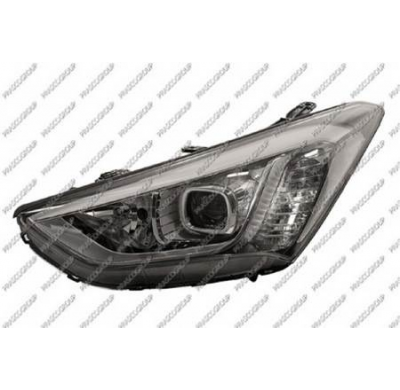 Optica Izquierda Xenon D3s+h7 Electrica-Con Motor-Led Hyundai Santa Fe 2013->