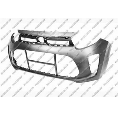 Paragolpes Delantero Negro-Liso a Imprimar Kia Picanto 2017->