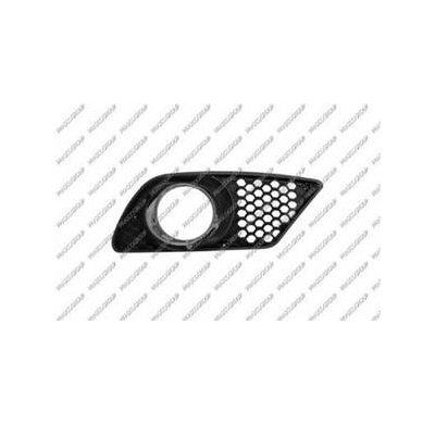 Rejilla Derecha Paragolpes-Negra-Con Agujeros Antiniebla-Con Moldura Cromada Modelo Amg Mercedes Clase C - W204 2007->