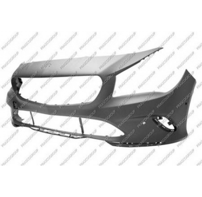 Paragolpes Delantero-Imprimado-Con Agujeros Sensores Aparcamiento Y Asistente +Soportes Mercedes Clase Cla - W117 2016->