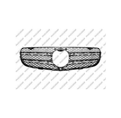 Rejilla Negra-Con Agujero Para Camera Mercedes Clase Glc - X253 2015->