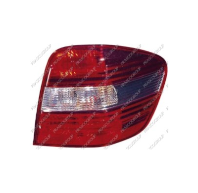 Grupo Optico Tra. Izdo Rojo/Blanco-Base Negra