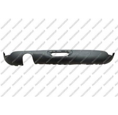 Spoiler Paragolpes Trasero-Negro/Granulado- Mod. 5 Puertas Mini Cooper/One 2014->