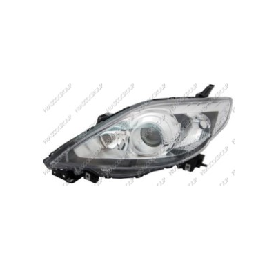 Optica Dcha H7+hb3 Electrica-S/Motor-Negra