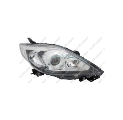 Optica Izda H7+hb3 Electrica-S/Motor-Negra