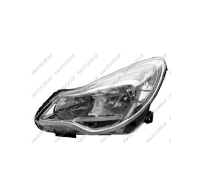 Optica Izq H1+h7 Electric.Con Motor Corsa 11>