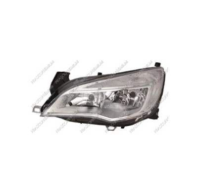 Optica Izda H7+h7 Electrica-C/Motor-Cromada