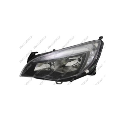 Optica Izda  H7+h7 Electrica-C/Motor Negra