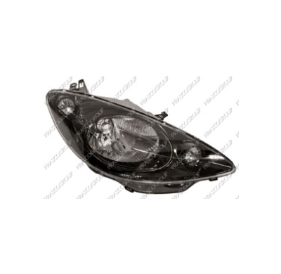 Optica Dch H4 Regulacion Electrica-Con Motor Interior Negro P.1007 05>