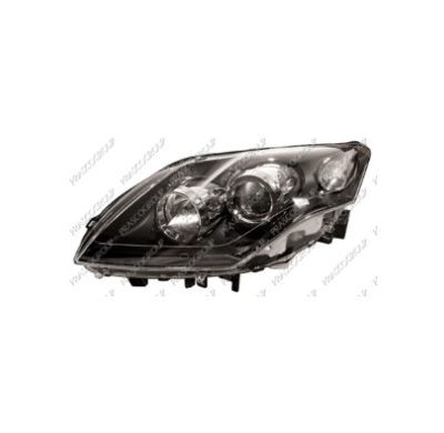 Optica Izda H7+h7 Electrica-Con Motor-Negra