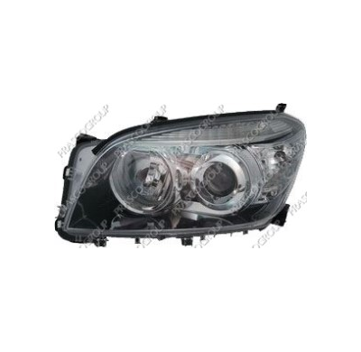 Optica Izda H11+hb3 Elect.-Negra-Con Motor