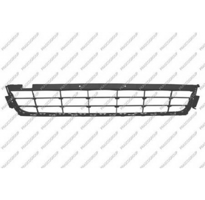 Rejilla Central Paragolpes Delantero-Negra-Con Tapagancho Con Agujeros Marco Volkswagen Sharan 2010->