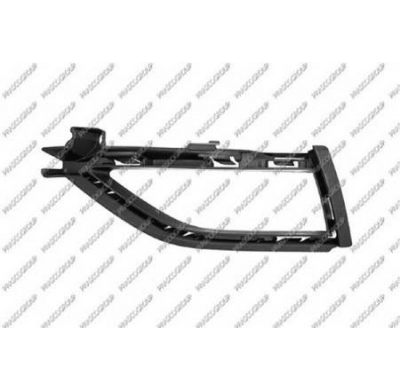 Rejilla Izquierda Paragolpes-Negra-Con Agujeros Antiniebla-Abierta Volkswagen Golf 2016->