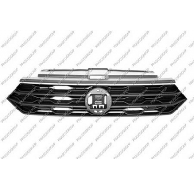 Rejilla Negra Granulado-Con Moldura Cromada Volkswagen T-Roc 2017->