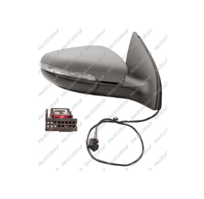 Retrovisor Dch Electrico-Calefactado-Imprimado Golf Vi