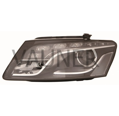 Audi Q5 08-*Faro Izq Con Regulacion Electrica Con Motor Interior Negro D3s (Xenon)