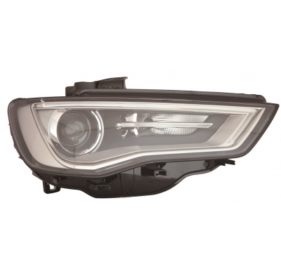 Audi A3 13-*Faro Dch Con Regulacion Electrica Con Motor Interior Gris D3s/Led