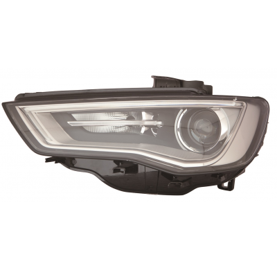 Audi A3 13-*Faro Izq Con Regulacion Electrica Con Motor Interior Gris D3s/Led
