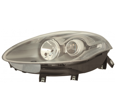 Fiat Bravo 10-*Faro Izq Con Regulacion Electrica Interior Gris (H1/H1)