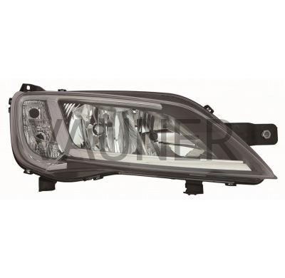 Fiat Ducato/Jump 14-*Faro Dch Con Regulacion Electrica Con Motor Interior Cromado H7/H7