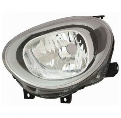 Fiat 500x 14-*Faro Dch Con Regulacion Electrica Con Motor Interior Negro H4