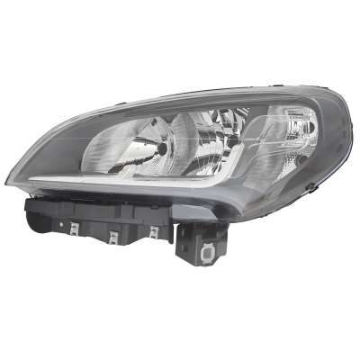 Fiat Doblo 15-*Faro Izq Con Regulacion Electrica Con Motor Interior Gris Oscuro (H7/H7/Wy21w/W21w)