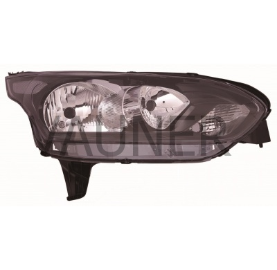 Ford Transit Connect 14-*Faro Izq Con Regulacion Electrica Con Motor(Interior Negro)