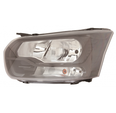 Ford Transit 14-*Faro Izq Con Regulacion Electrica Con Motor Interior Negro (H7/H15/Py21w/W5w)