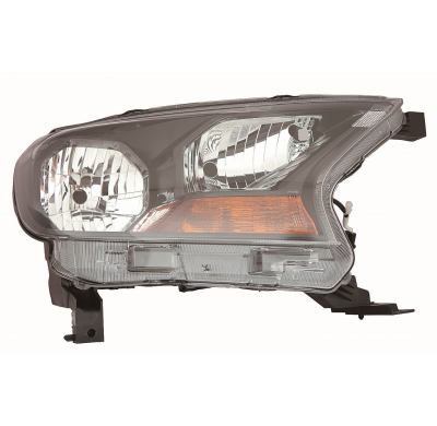 Ford Ranger 16-*Faro Dch Manual/Electrico Interior Negro H7/Hb3