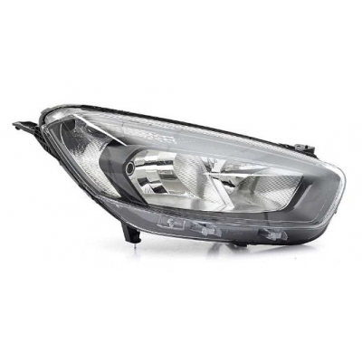 FORD TRANSIT COURIER 2014.02-*FARO DCH CON REGULACION ELECTRICA INTERIOR NEGRO (H15/H7)