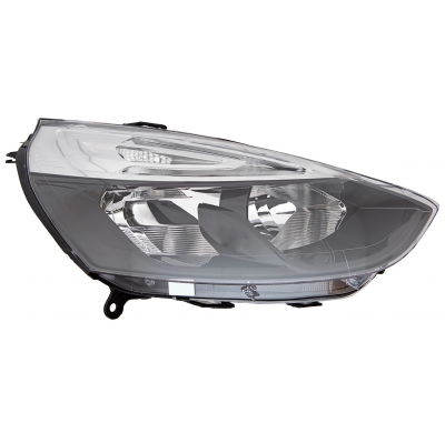 Renault Clio Iv 2016.07-*Faro Dch Con Regulacion Electrica Con Motor Interior/Negro (H7/H1/Py24w)