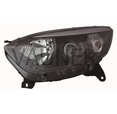 Renault Captur 13-*Faro Izq Con Regulacion Electrica Con Motor Interior Negro H1/H1