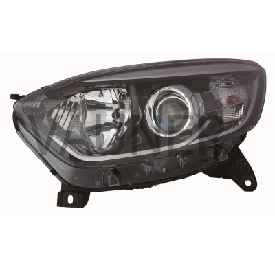 Renault Captur 13-*Faro Izq Con Regulacion Manual/Electrica Con Motor Interior Oscuro H1/H1