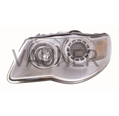 Vw Touareg 08-*Faro Izq Con Regulacion Electrica Con Motor H9/H7